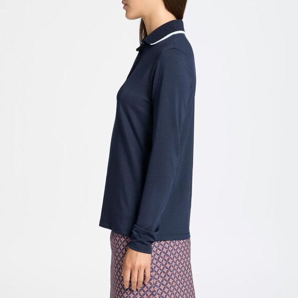 NWT Walter Hagen Women's Clubhouse Long Sleeve Polo - Picture 4 of 4